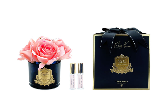côte noire Cote Noire Perfumed Natural Touch 5 Roses - Black - Peach - GMRB65