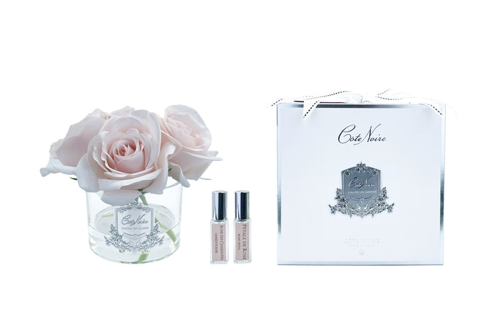 côte noire Cote Noire Perfumed Natural Touch 5 Roses - Clear - French Pink - GMR66