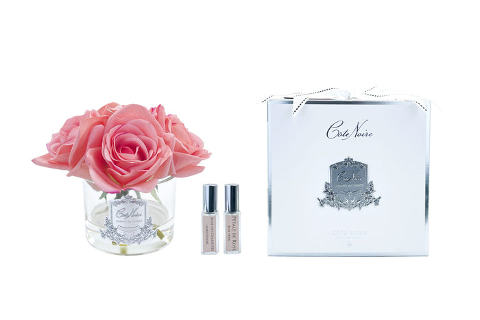 côte noire Cote Noire Perfumed Natural Touch 5 Roses - Clear - Peach - GMR65