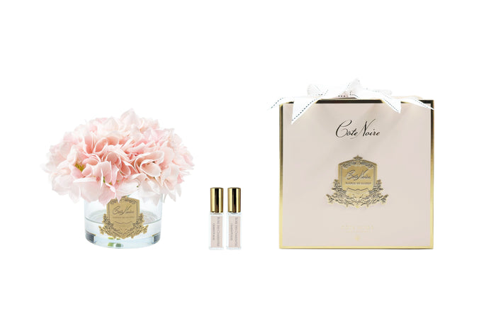 côte noire Cote Noire Perfumed Natural Touch Hydrangeas - Pink Blush - Pink Box - GMH88