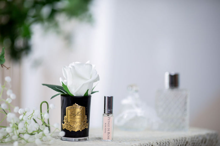 Côte Noire Cote Noire Perfumed Natural Touch Rose Bud - Black - White - GMRB41