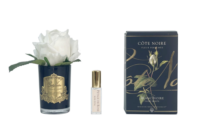 côte noire Cote Noire Perfumed Natural Touch Rose Bud - Black - White - GMRB41