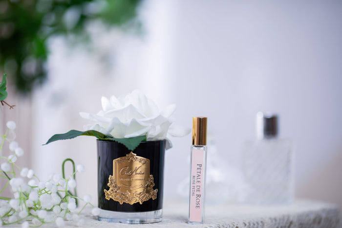 Côte Noire Cote Noire Perfumed Natural Touch Single Rose - Black - White - GMRB01