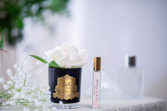 Côte Noire Cote Noire Perfumed Natural Touch Single Rose - Black - Pink Blush - GMRB02