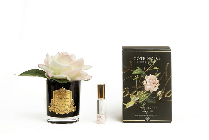 côte noire Cote Noire Perfumed Natural Touch Single Rose - Black - Pink Blush - GMRB02