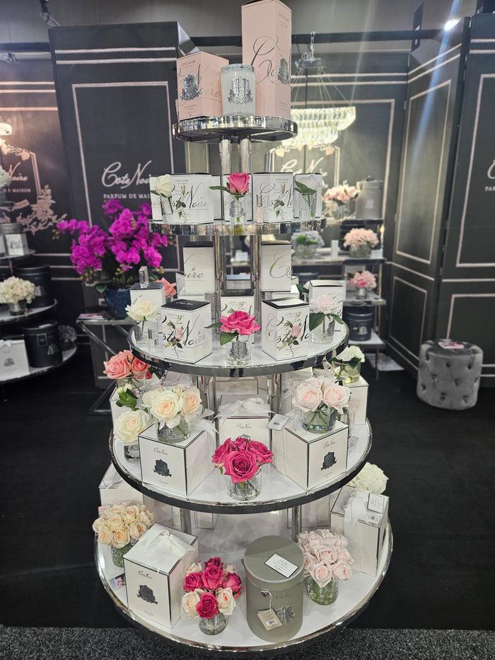 Côte Noire Cote Noire Perfumed Natural Touch Single Rose - Clear - Magenta - GMR07