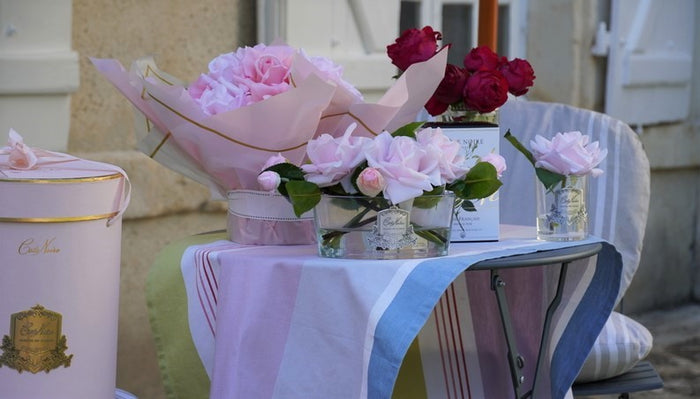 Côte Noire Cote Noire Perfumed Natural Touch Single Rose - Clear - French Pink - GMR06