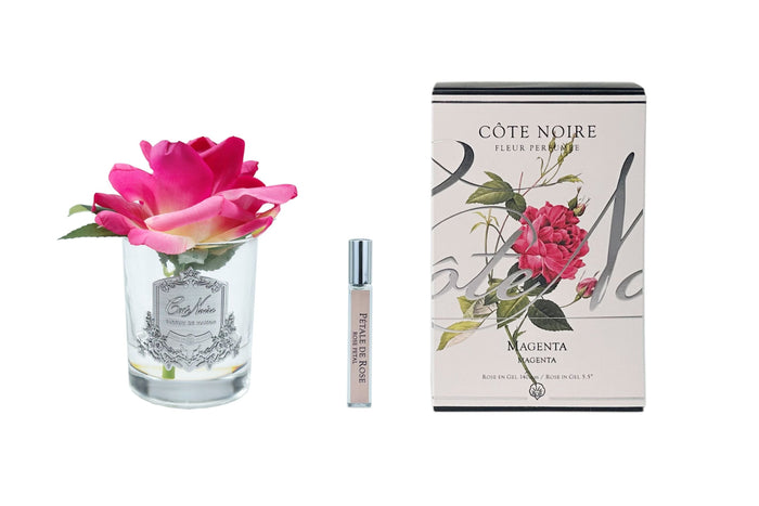 côte noire Cote Noire Perfumed Natural Touch Single Rose - Clear - Magenta - GMR07