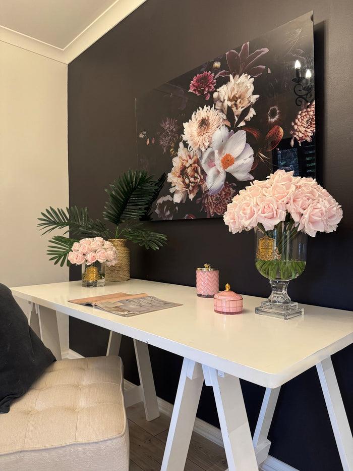 Côte Noire Cote Noire Versailles French Rose Bouquet - French Pink With Gold Badge - VRB06