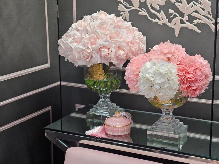 Côte Noire Cote Noire Versailles French Rose Bouquet - French Pink With Gold Badge - VRB06