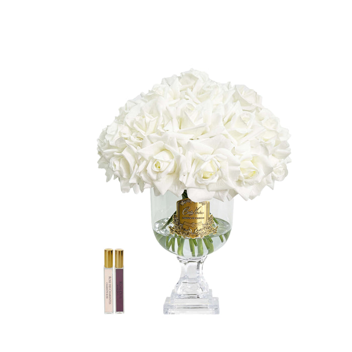 côte noire Cote Noire Versailles French Rose Bouquet - White & Gold - VRB11 côte noire Cote Noire Versailles French Rose Bouquet - White & Gold - VRB11