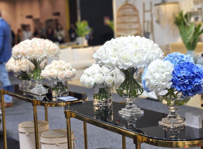 Côte Noire Cote Noire Versailles French Rose Bouquet - White With Silver Badge - VRB01