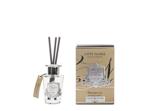 côte noire ** DISCONTINUED ** Cote Noire 100ml Diffuser Set - Prosecco - Silver - GMSS15032