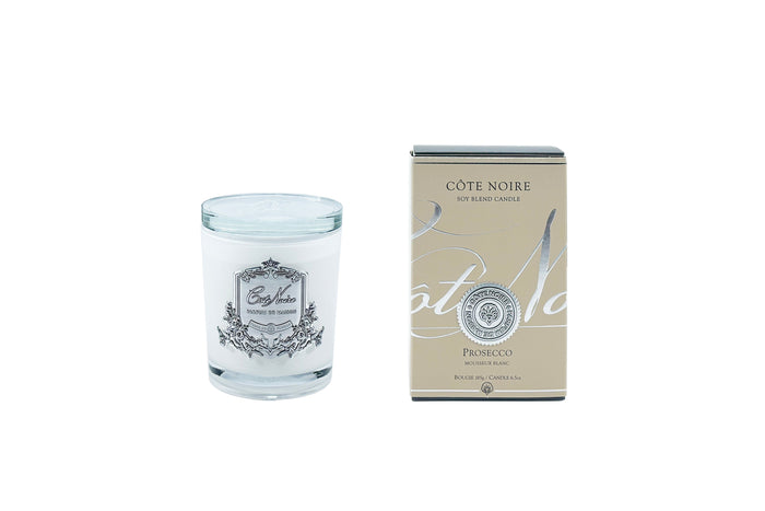 côte noire ** DISCONTINUED ** Cote Noire - 185G White Vessel with Silver Badge - Prosecco