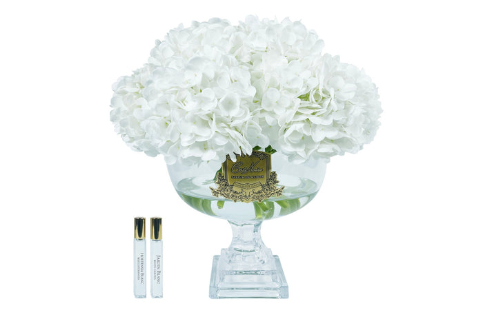 côte noire ** DISCONTINUED ** Cote Noire Provence Hydrangea Bouquet - Large White with Gold Badge - PHB21L côte noire ** DISCONTINUED ** Cote Noire Provence Hydrangea Bouquet - Large White with Gold Badge - PHB21L
