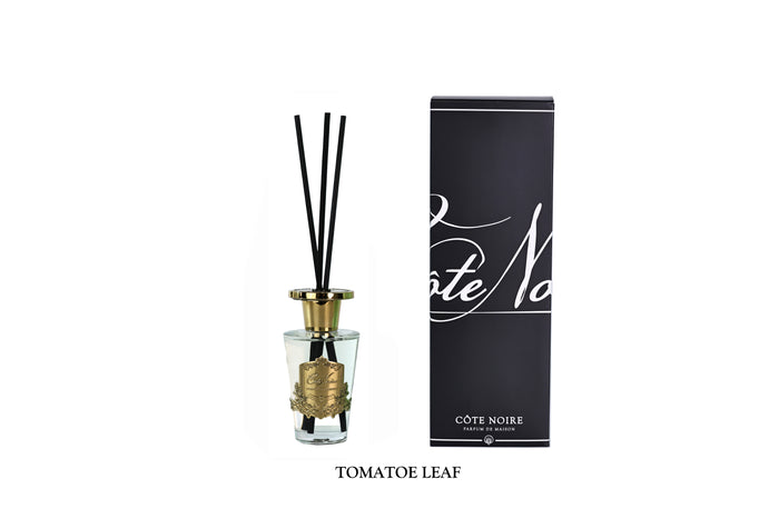côte noire ** HALF PRICE ** Cote Noire Diffuser - Tomato Leaf - 150ml gold