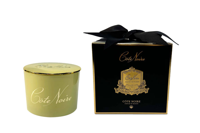 côte noire * HALF PRICE * Cote Noire French Summer Fig 350g Triple Wick Candle with Gold Lid - LS21