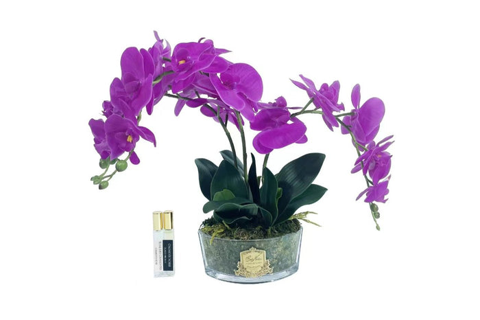 côte noire ** NEW ** Cote Noire Orchid Bouquet - Fuchsia & Gold Badge - OOV09