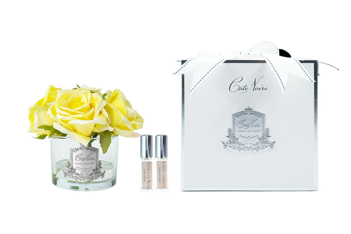 côte noire *NEW* Cote Noire Perfumed Natural Touch 5 Roses - Clear - Yellow - GMR68