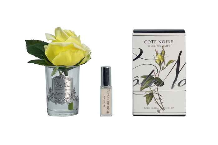 côte noire **NEW** Cote Noire Perfumed Natural Touch Rose Bud - Clear - Yellow - GMR48