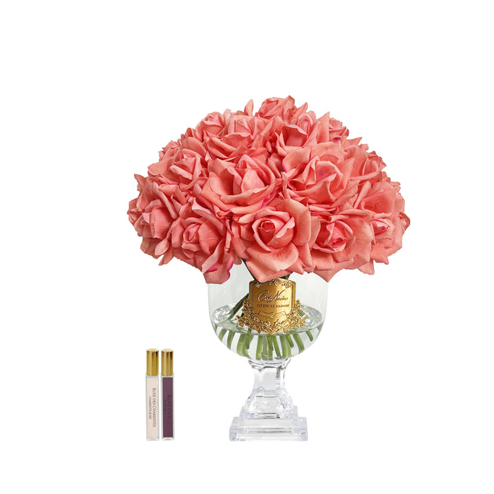 côte noire * NEW * Cote Noire Versailles French Rose Bouquet - Peach with Gold Badge - VRB05