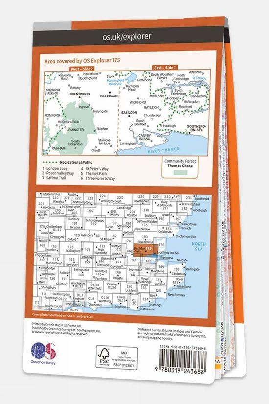 Cotswold Active Explorer Map 175 Southend-on-Sea And Basildon
