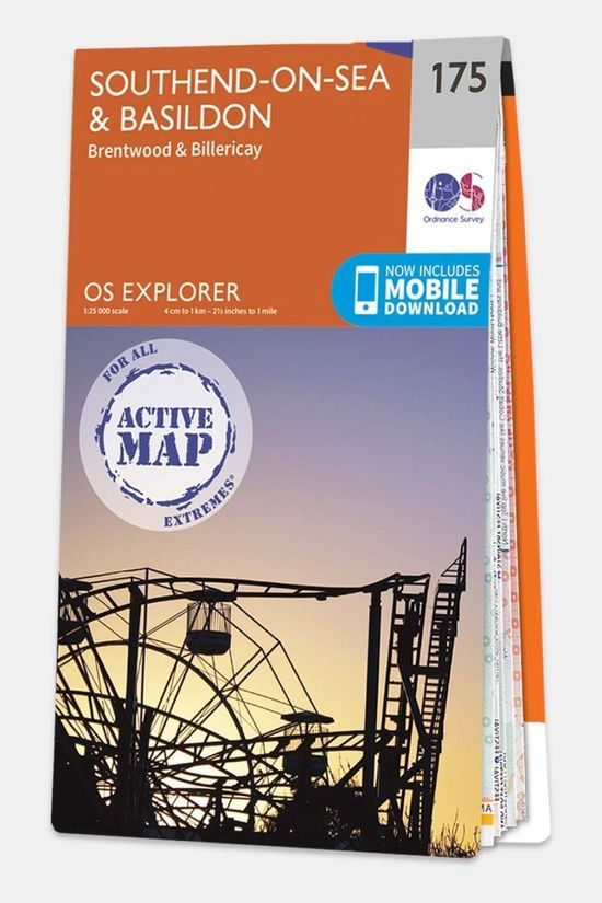 cotswold Active Explorer Map 175 Southend-on-Sea and Basildon
