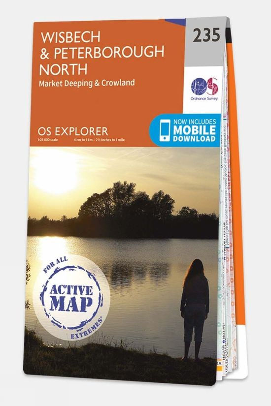 cotswold Active Explorer Map 235 Wisbech and Peterborough North