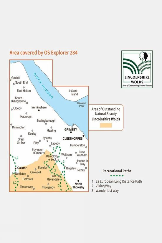 Cotswold Active Explorer Map 284 Grimsby Cleethorpes And Immingham