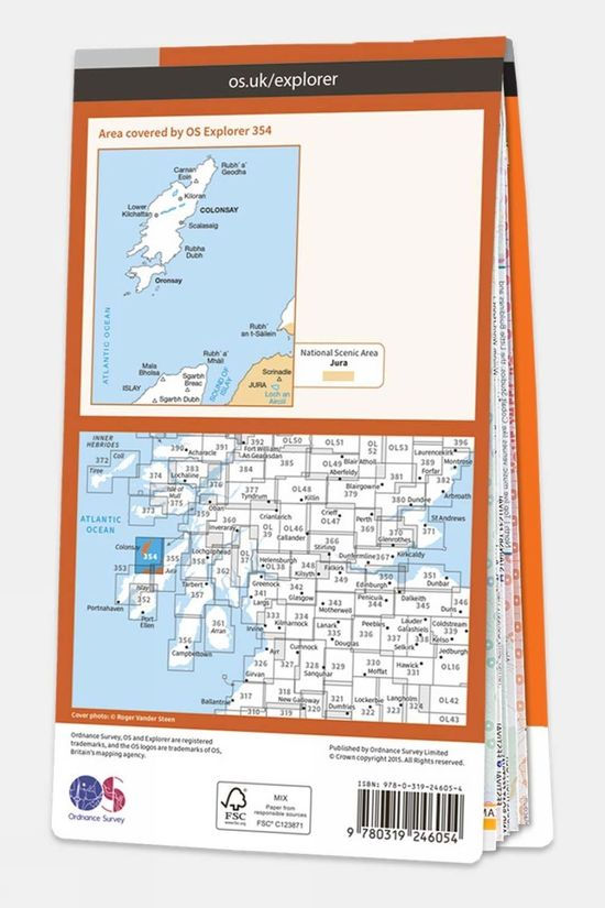 Cotswold Active Explorer Map 354 Colonsay And Oronsay