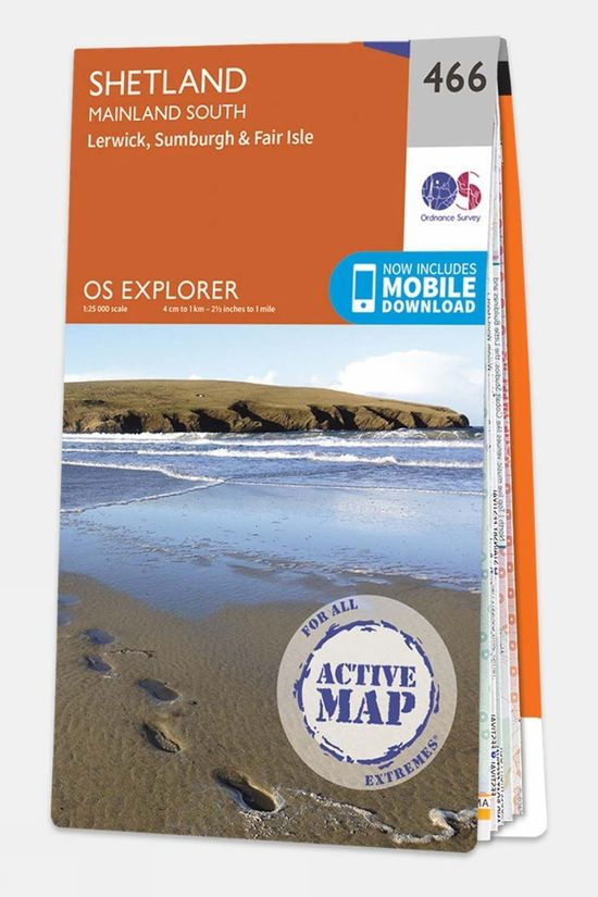 cotswold Active Explorer Map 466 Shetland - Mainland South