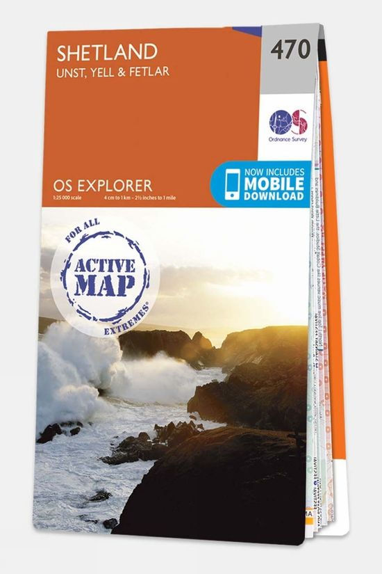 cotswold Active Explorer Map 470 Shetland - Unst Yell and Fetlar