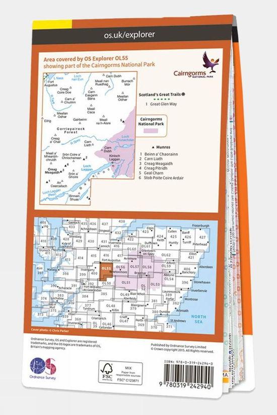 Cotswold Active Explorer Map OL55 Loch Laggan And Creag Meagaidh