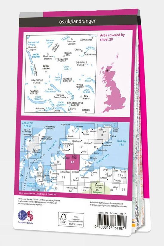 Active Landranger 20 Beinn Dearg And Lock Broom