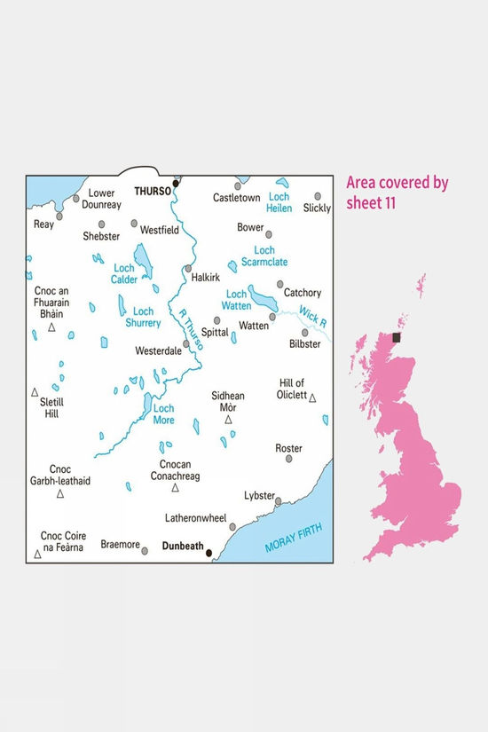 Cotswold Active Landranger Map 11 Thurso And Dunbeath
