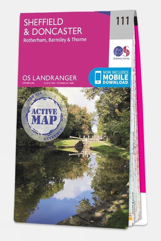 cotswold Active Landranger Map 111 Sheffield and Doncaster
