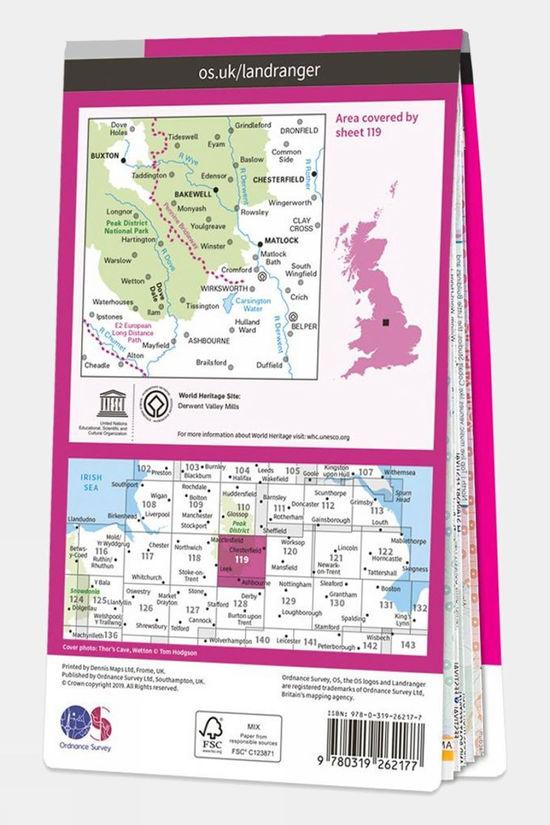 Active Landranger Map 119 Buxton And Matlock