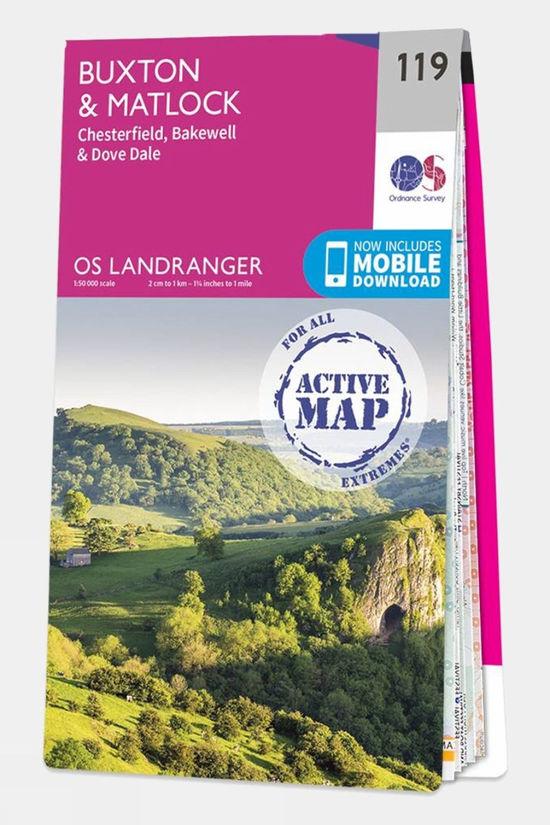 Active Landranger Map 119 Buxton and Matlock