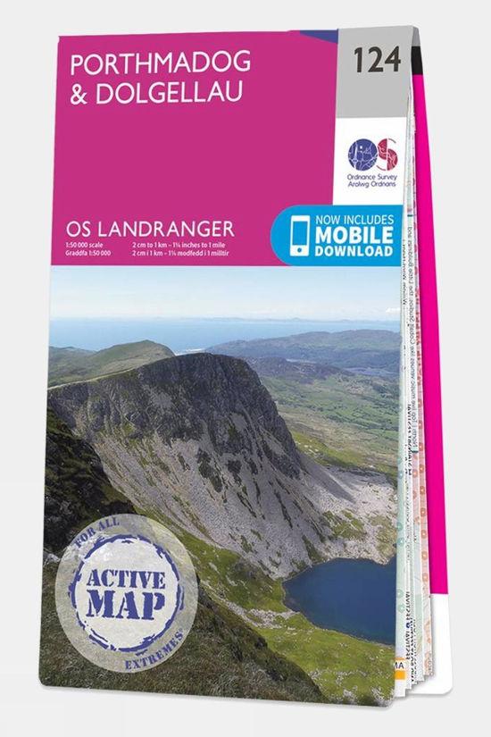 Active Landranger Map 124 Porthmadog and Dolgellau