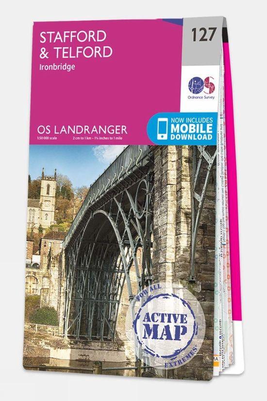 Active Landranger Map 127 Stafford and Telford