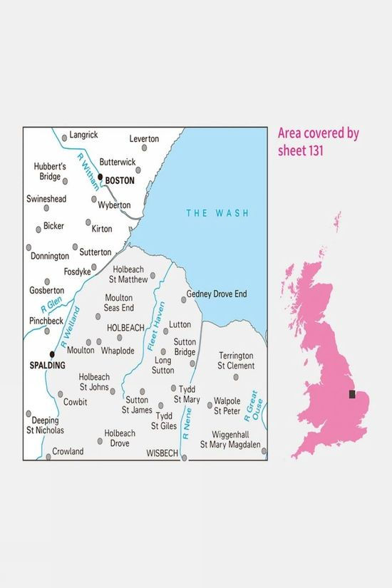 Cotswold Active Landranger Map 131 Boston And Spalding