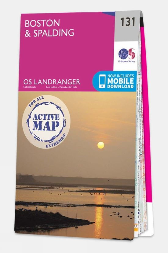 cotswold Active Landranger Map 131 Boston and Spalding