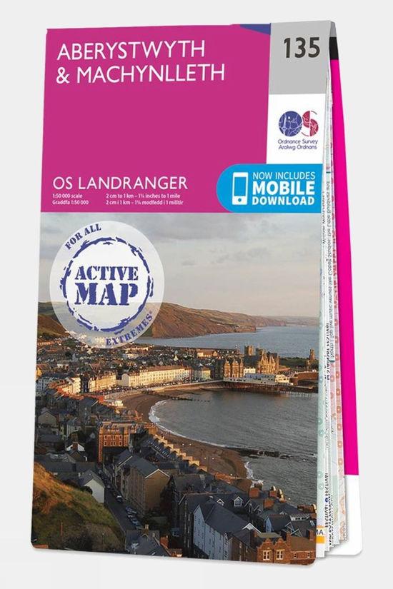 Active Landranger Map 135 Aberystwyth and Machynlleth
