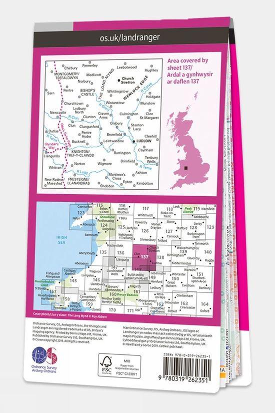 Active Landranger Map 137 Church Stretton And Ludlow