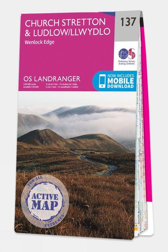 Active Landranger Map 137 Church Stretton and Ludlow