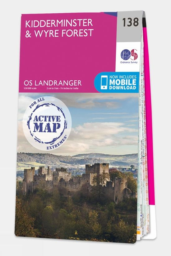 Active Landranger Map 138 Kidderminster and Wyre Forest