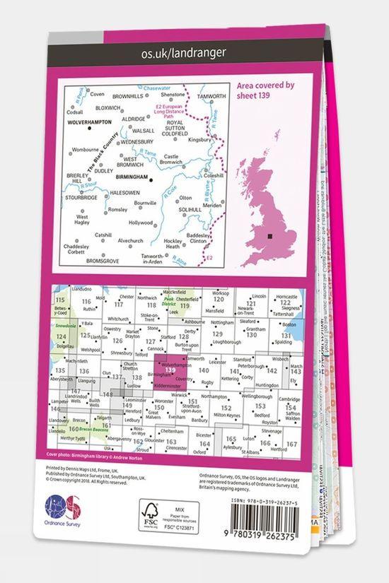 Active Landranger Map 139 Birmingham And Wolverhampton