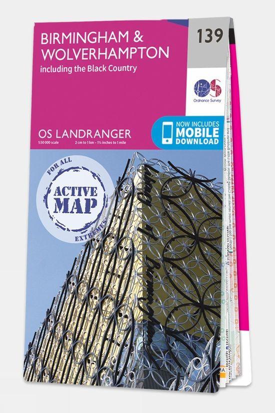 Active Landranger Map 139 Birmingham and Wolverhampton