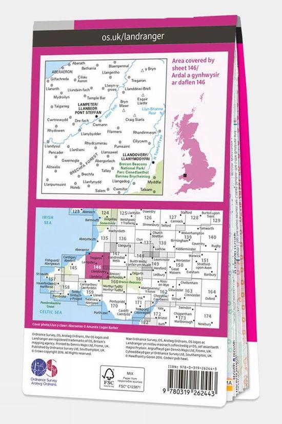 Active Landranger Map 146 Lampeter And Llandovery