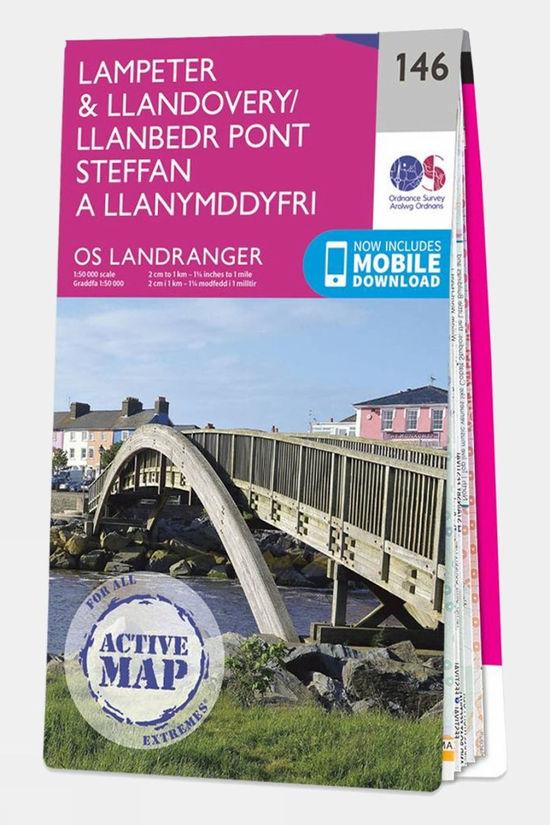 Active Landranger Map 146 Lampeter and Llandovery